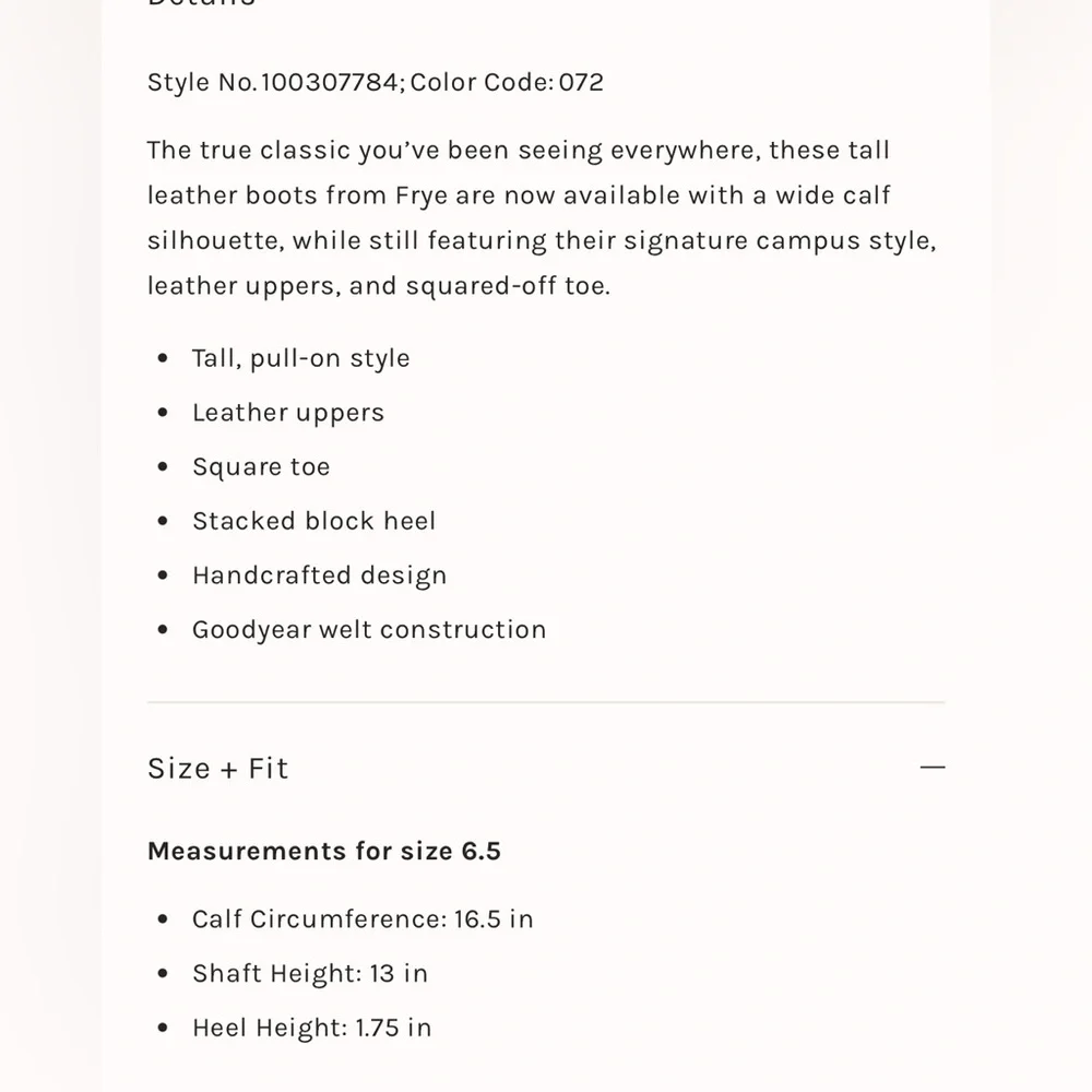 Free People Frye Campus 14L Calf Boots 7 banana tan - Picture 8 of 8